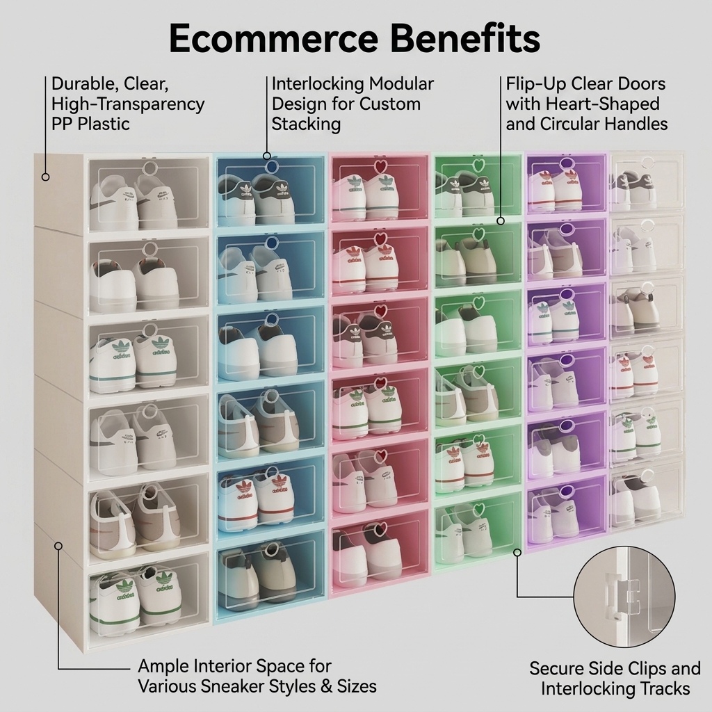 Generated benefit infographic with clean layout but invented material and mechanism claims
